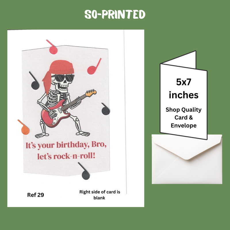 Birthday Card - Brother - Humour