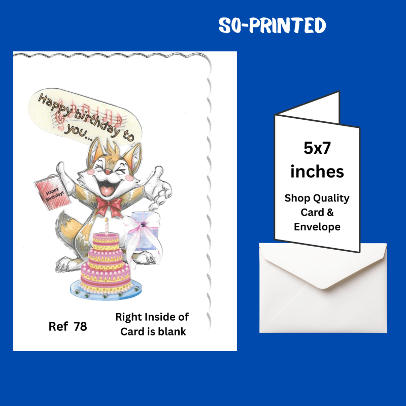 Handmade Birthday Card - Humour