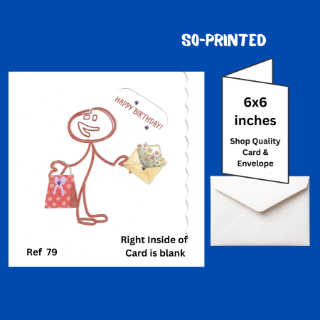 Handmade Birthday Card - Humour