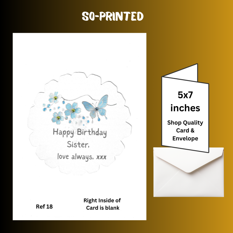 Birthday Card - Sister