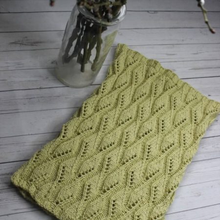 Handknitted luxury cowl.