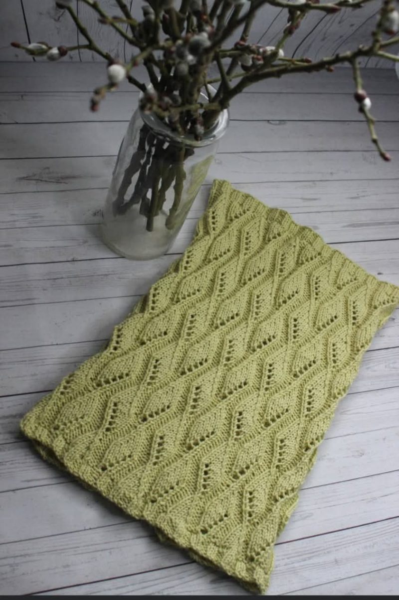Handknitted luxury cowl.