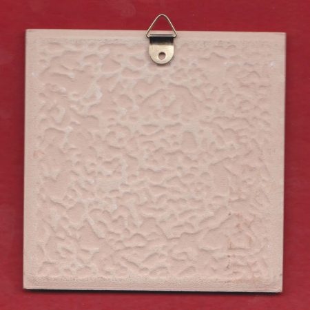 Psychedelic Multicolour Cats decorative ceramic art display tile 11cm with hook