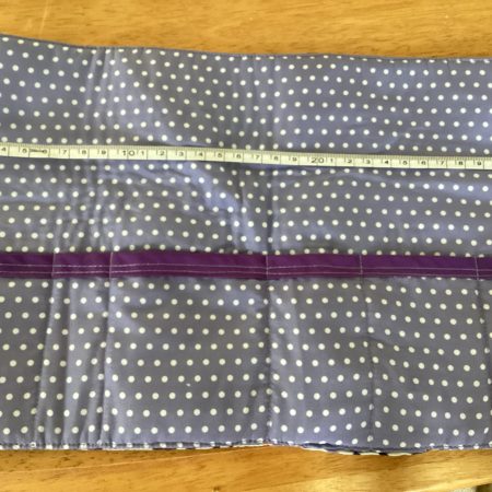 Handmade Small/Medium Purple Lined Wadded Zipped Pouch Make Up/Wash Bag & Matching Jewellery/Make Up Brushes Wrap