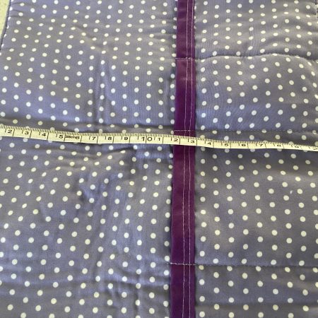 Handmade Small/Medium Purple Lined Wadded Zipped Pouch Make Up/Wash Bag & Matching Jewellery/Make Up Brushes Wrap