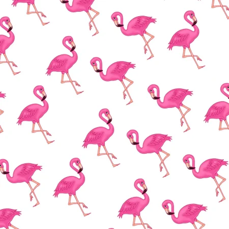 Pink Flamingos Design Gift Wrap