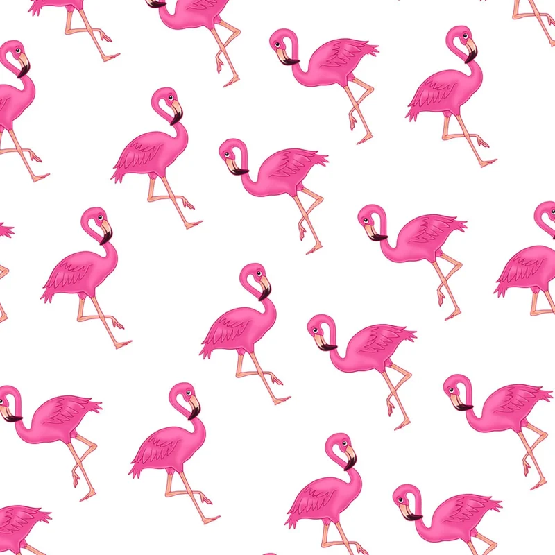 Pink Flamingos Design Gift Wrap