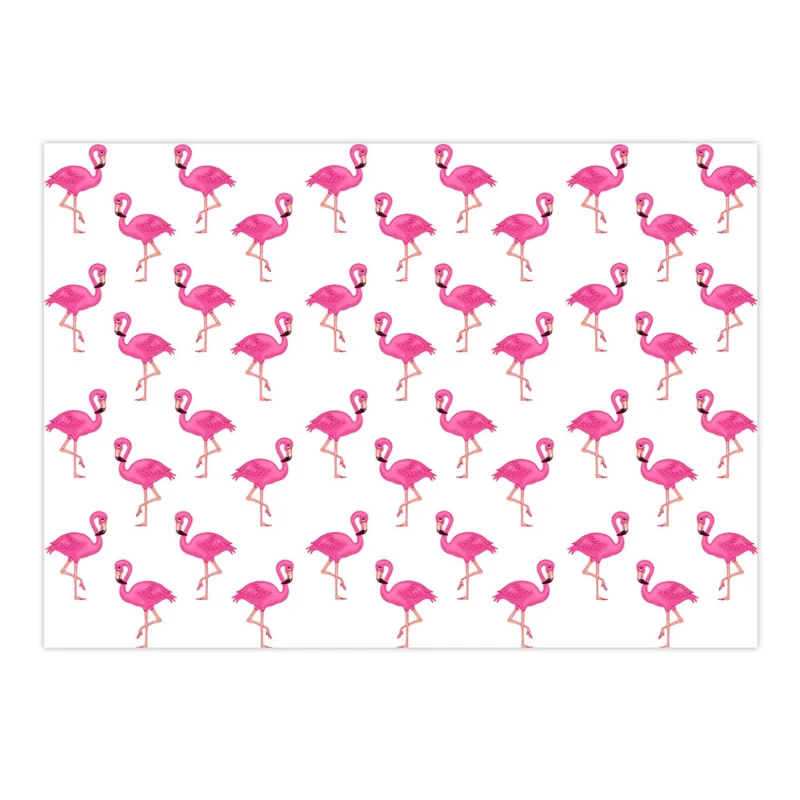 Pink Flamingos Design Gift Wrap