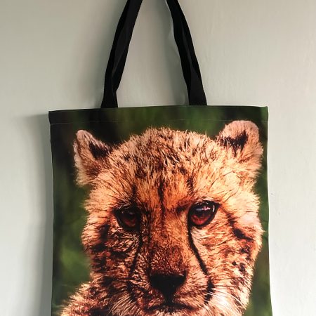 Cheetah Print Tote Bag, 40x40cm