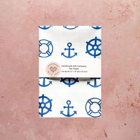 Nautical Design tea Towel