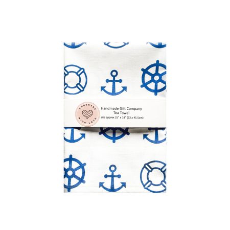 Nautical Design tea Towel