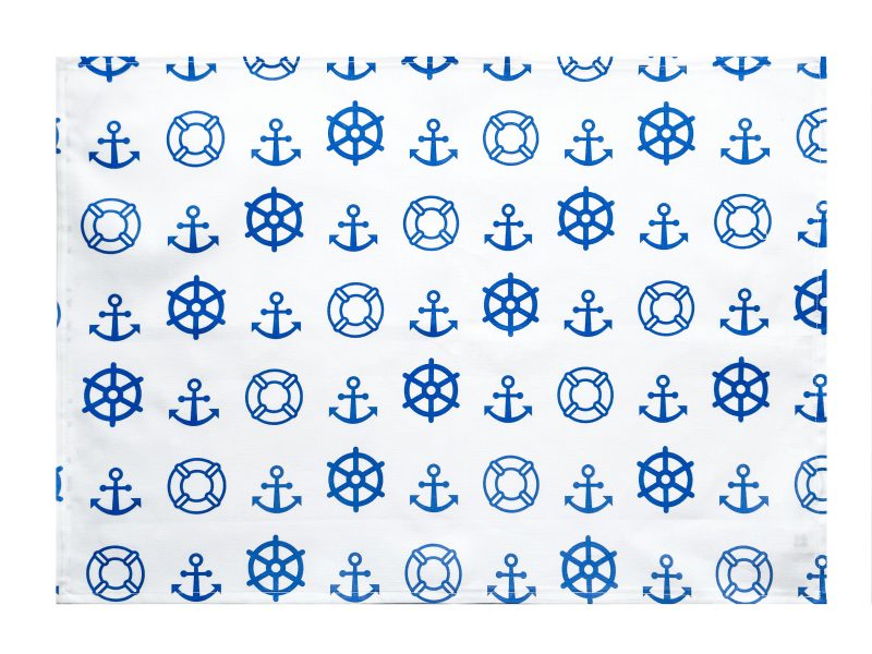 Nautical Design tea Towel