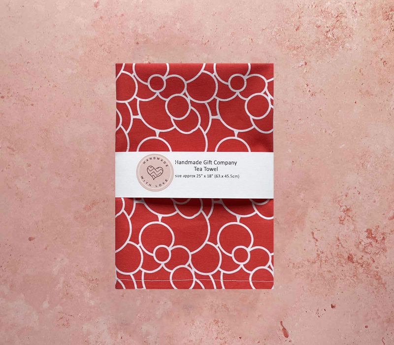 Bubble Design Tea Towel