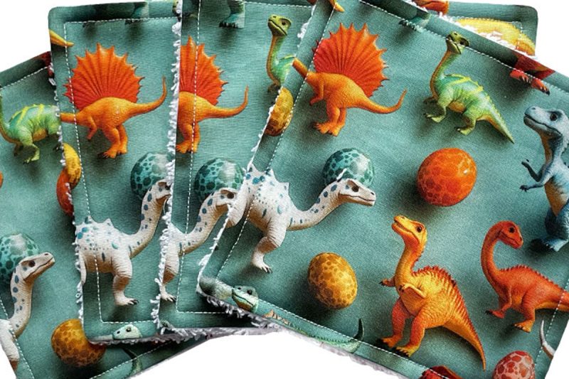 Baby Wipes Dinosaur Design