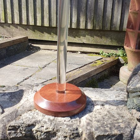 Kitchen Paper Towel Roll Holder Hand Made mahogany & perspex