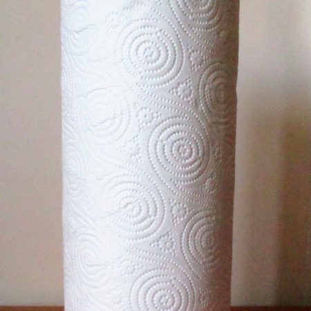 Kitchen Paper Towel Roll Holder Hand Made mahogany & perspex