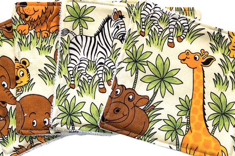 Baby Wipes Zoo Animals Design