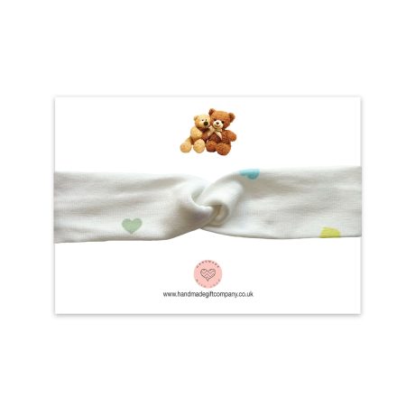 Babies Cream Heart Headband