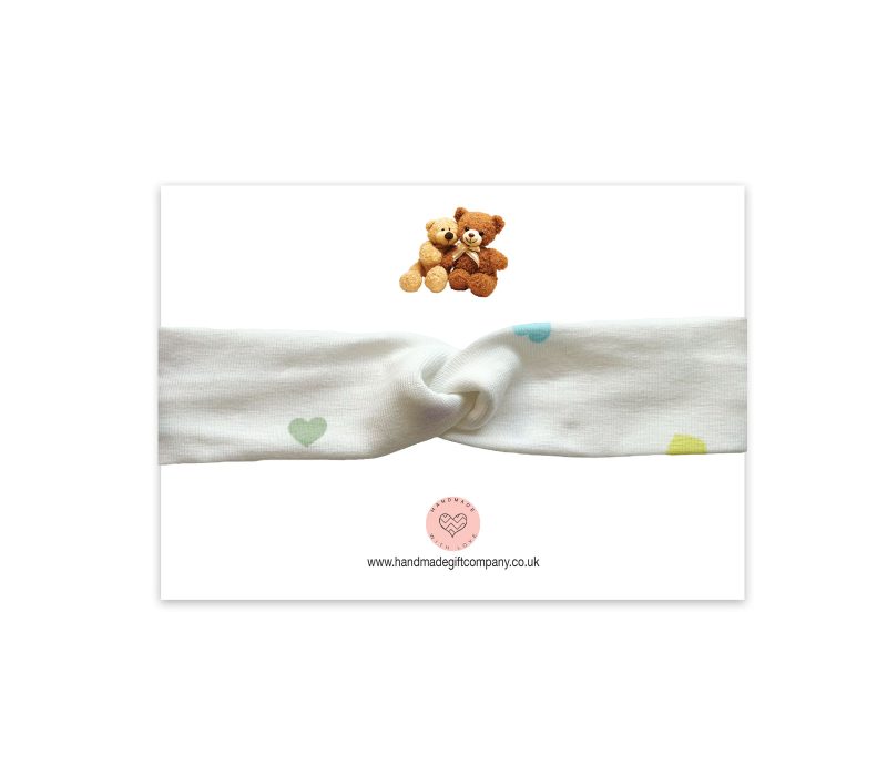 Babies Cream Heart Headband