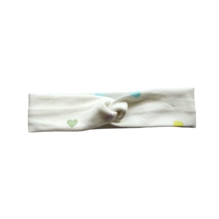 Babies Cream Heart Headband
