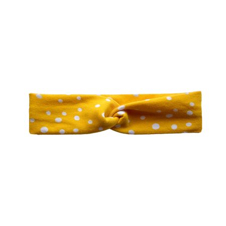 Babies Headband with Yellow & White Spots