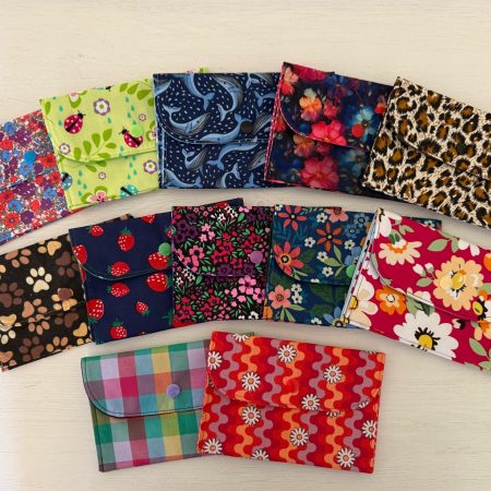 Pretty Fabric Purse / Passport / Card Holder