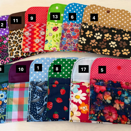 Pretty Fabric Purse / Passport / Card Holder