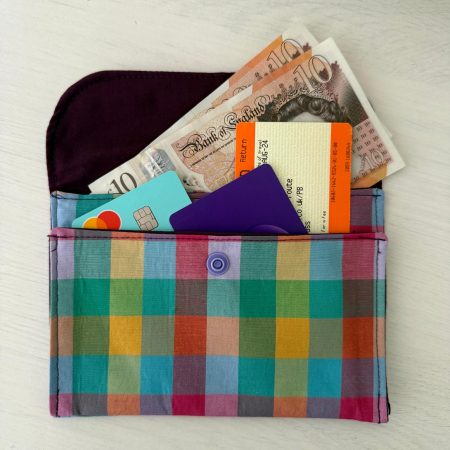 Pretty Fabric Purse / Passport / Card Holder