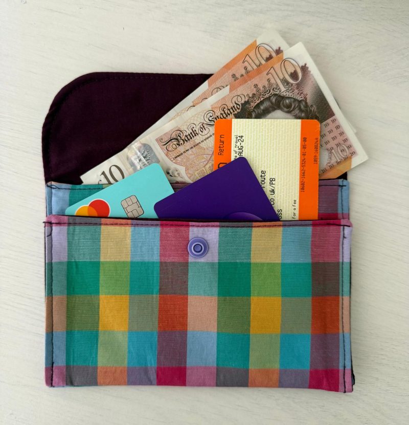 Pretty Fabric Purse / Passport / Card Holder
