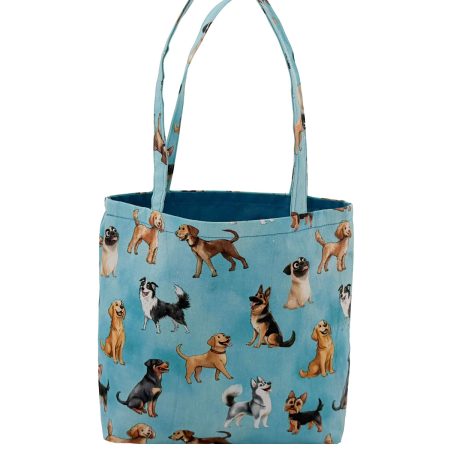 Handmade Dog Design Childrens Tote Bag