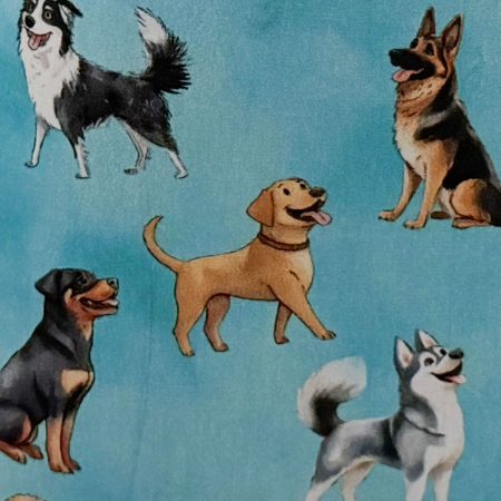 Handmade Dog Design Childrens Tote Bag