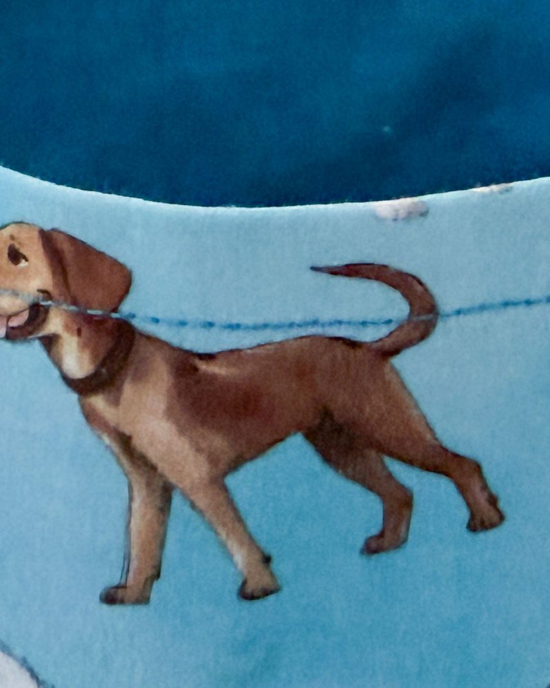 Handmade Dog Design Childrens Tote Bag