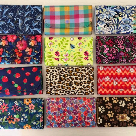Folding Foldaway Tote Shopping Bag Wrap and Pocket - 12 Designs