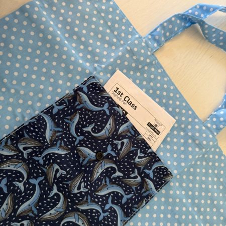 Folding Foldaway Tote Shopping Bag Wrap and Pocket - 12 Designs