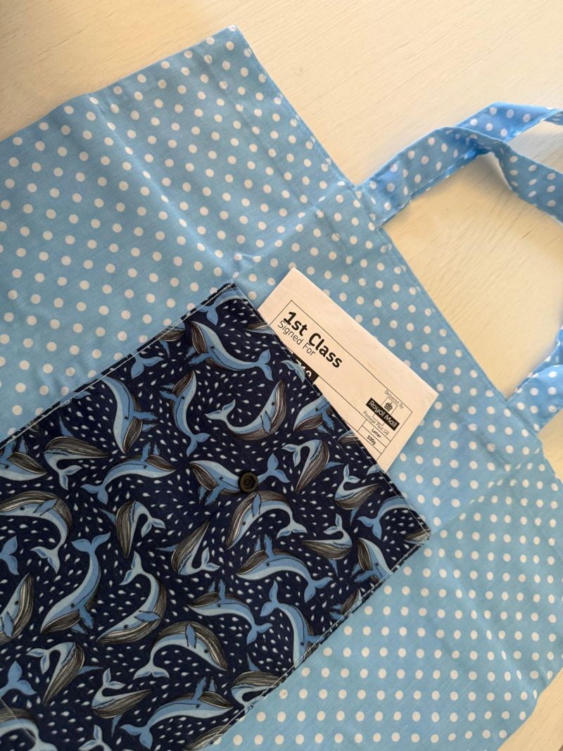 Folding Foldaway Tote Shopping Bag Wrap and Pocket - 12 Designs