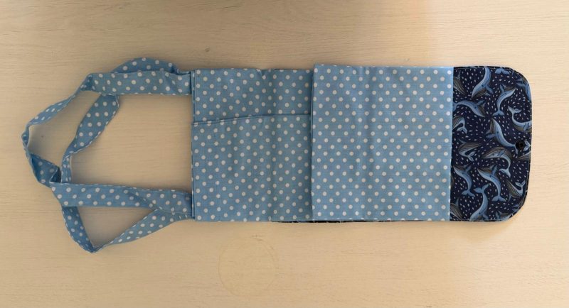 Folding Foldaway Tote Shopping Bag Wrap and Pocket - 12 Designs