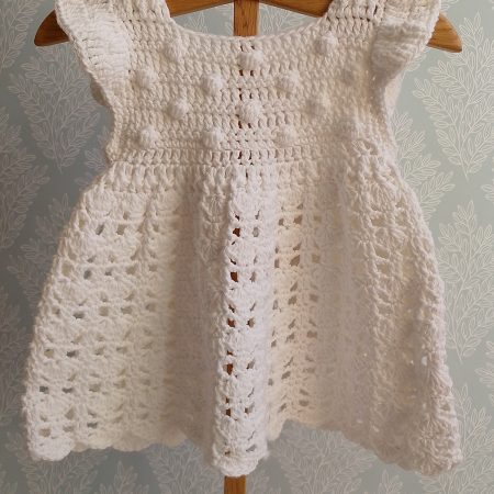 Crochet Cotton Sun Dress for Baby Girl