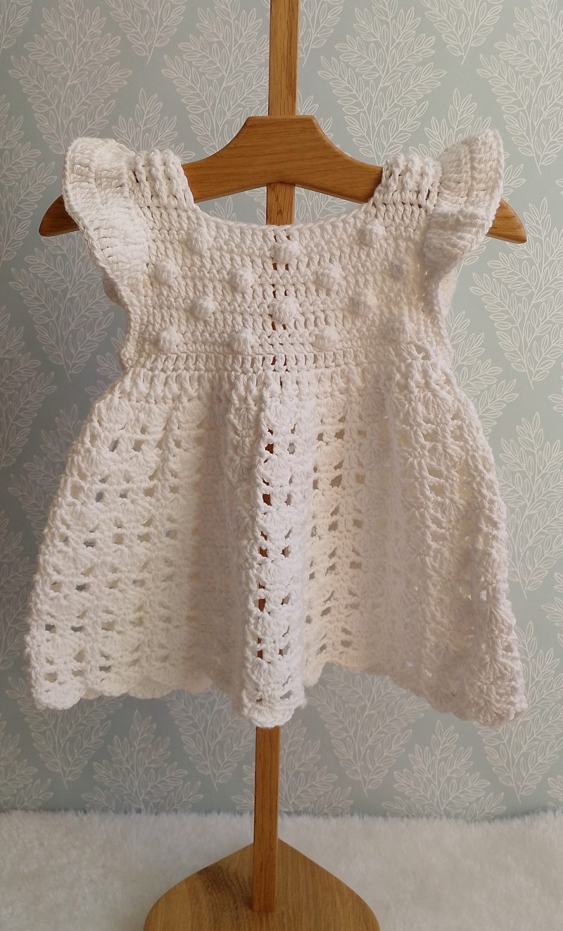 Crochet Cotton Sun Dress for Baby Girl