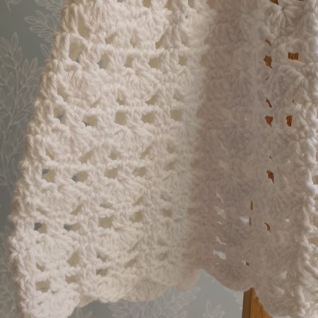 Pretty crochet detail of the skirt of the sun dress