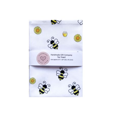 Bee Design Cotton Tea Towel
