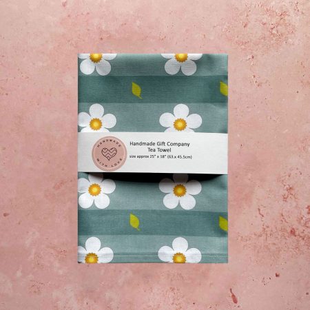 Daisy Design Cotton Tea Towel