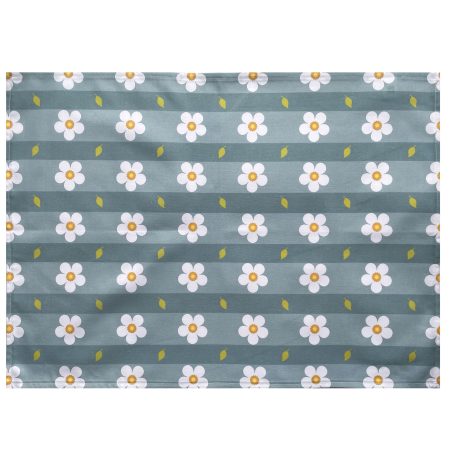 Daisy Design Cotton Tea Towel