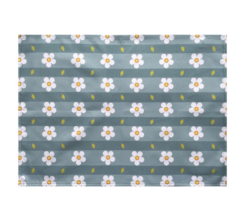 Daisy Design Cotton Tea Towel