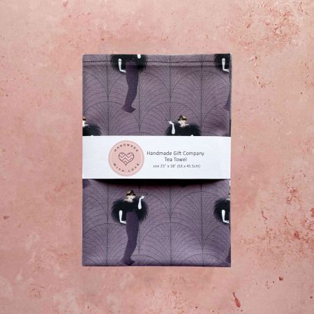 Art Deco Design Cotton Tea Towel