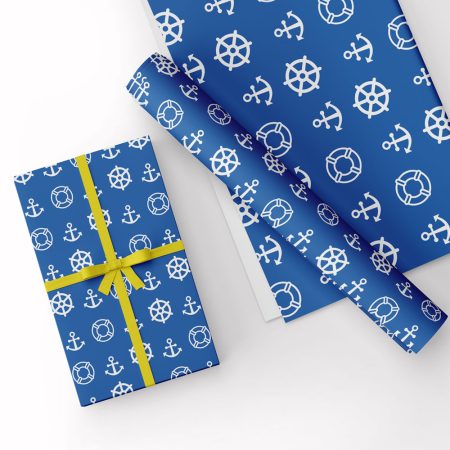 Nautical Design Gift Wrap