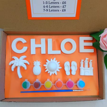 Paint your own Summer Craft Activity, Summer Gift, Kids Craft Activity, Kids Letterbox Gift 🏖