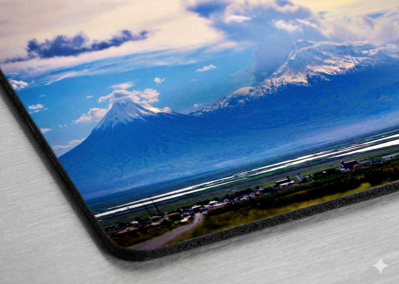 Mount Ararat Fridge Magnet, 3x2 Inches, Rounded Corners