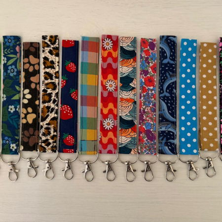 Wristlet Keychain Keyfob with Lobster Clasp