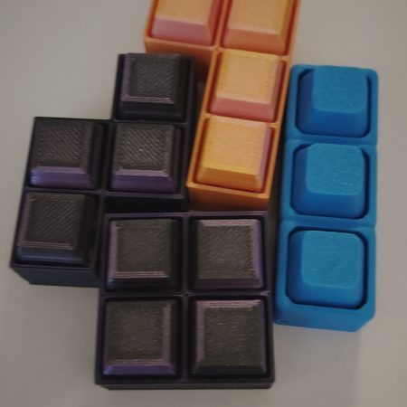 3D Printed Tetris Style Fidget Clickers