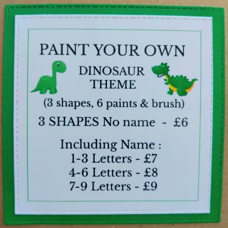 Paint your own Dinosaur Craft Activity, Dinosaur Gift, Kids Craft Activity, Kids Letterbox Gift 🦕